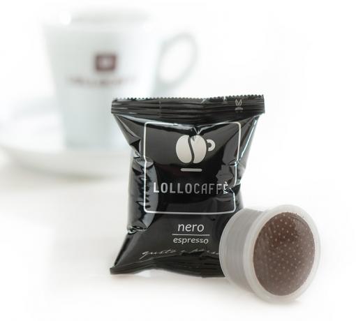 Lollo Caffé NERO Lavazza Espresso Point kompatibilis kávékapszula, 1 db